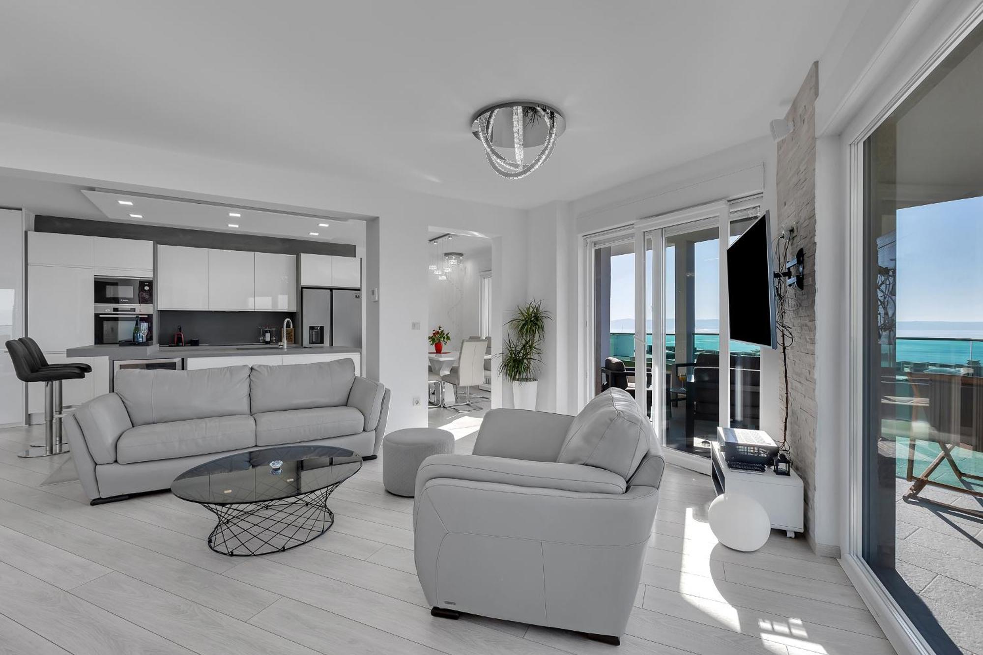 Exclusive Penthouse Big Blue With Private Jacuzzi Appartement Makarska